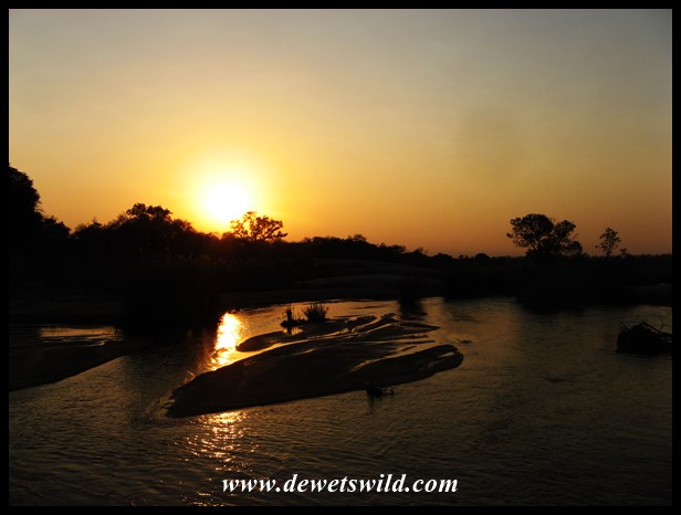 Sunrise over the Sand River