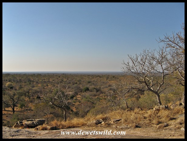 The view from atop Mathekenyane Hill