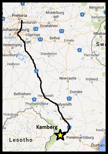 Kamberg Map